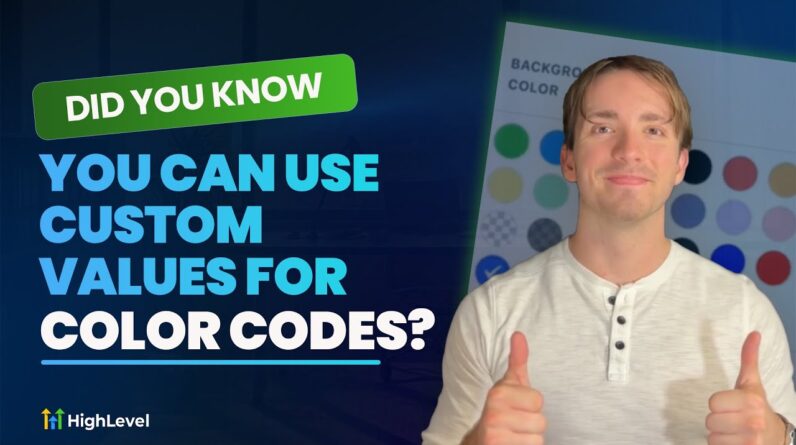 Did You Know You Can Use Custom Values for Color Codes?