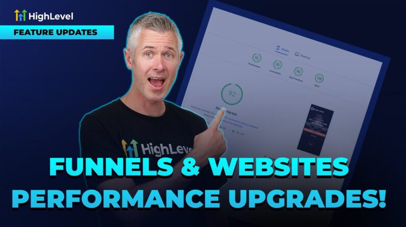 Funnels & Websites Performance Upgrades!