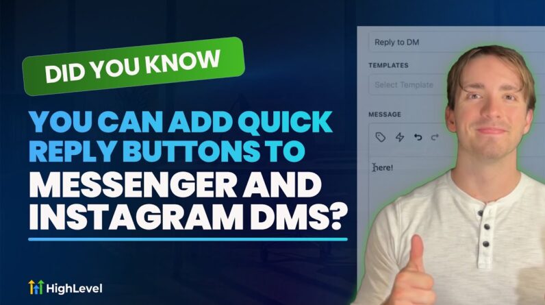 Did You Know You Can Add Quick Reply Buttons to Messenger and Instagram DMs?