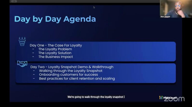 Day 1 - Mastering Loyalty Programs for Local Businesses with Marc Aristide