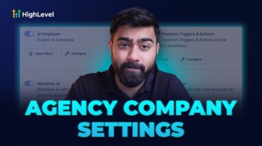 An Inside Look at Agency Company Settings- What You Need to Know