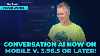 Conversation AI Now on Mobile v  3 96 5 or later!