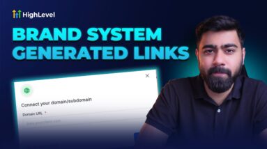 How to Configure Brand System-Generated Links (API Domain)