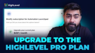 How to Upgrade to the HighLevel Pro Plan