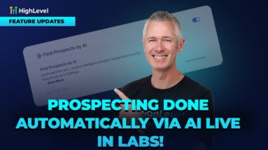 Prospecting Done Automatically via AI Live in Labs!