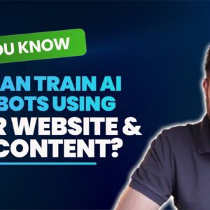 Did You Know You Can Train AI ChatBots Using Your Website and FAQ Content?