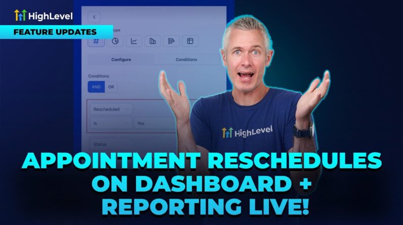 Appointment Reschedules on Dashboard + Reporting Live!