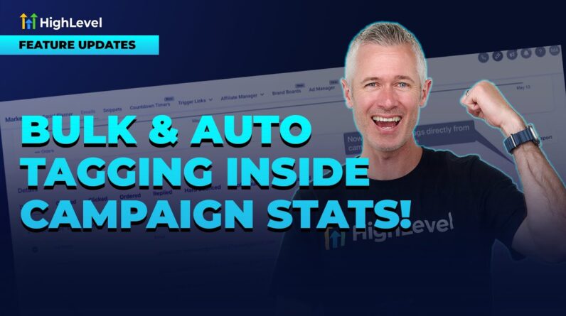 Bulk & Auto Tagging Inside Campaign Stats!
