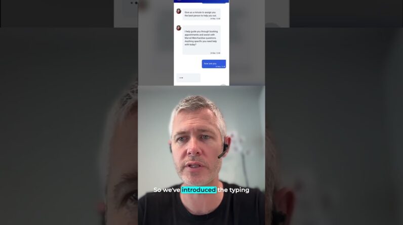 Conversations AI  Typing Indicator for Live Chat