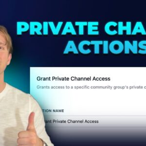 How to Manage Private Channel Access in Communities on HighLevel