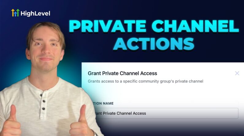 How to Manage Private Channel Access in Communities on HighLevel