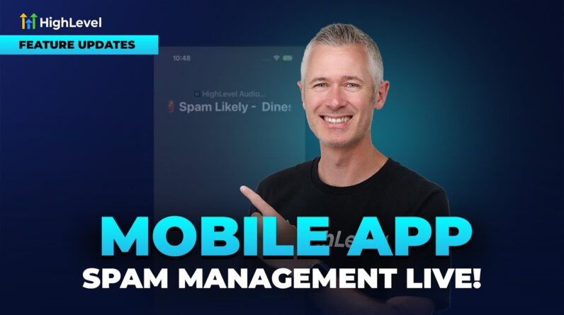 Mobile App - Spam Management Live!