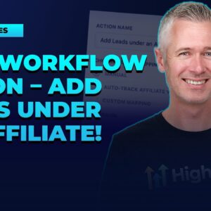 New Workflow Action - Add Leads Under an Affiliate!