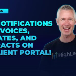 New Notifications for Invoices, Estimates, and Contracts on the Client Portal!