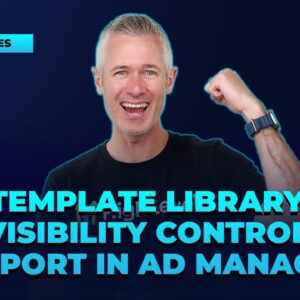Template Library Visibility Control Support in Ad Manager