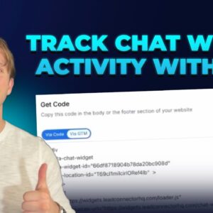 Tracking Chat Widget Activity on HighLevel with Google Analytics