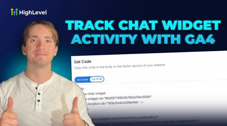 Tracking Chat Widget Activity on HighLevel with Google Analytics