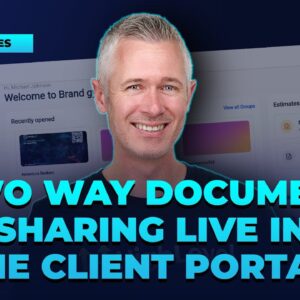 Two Way Document Sharing Live in the Client Portal!