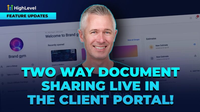 Two Way Document Sharing Live in the Client Portal!