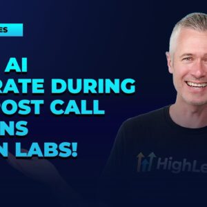 Voice AI - Separate During and Post Call Actions Live in Labs!