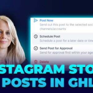 How to Schedule Instagram Story Posts Using the HighLevel Social Planner