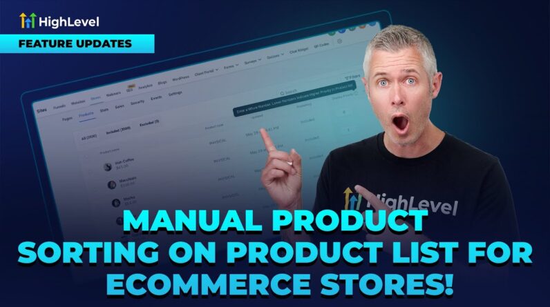 Manual Product Sorting on Product List for Ecommerce Stores!